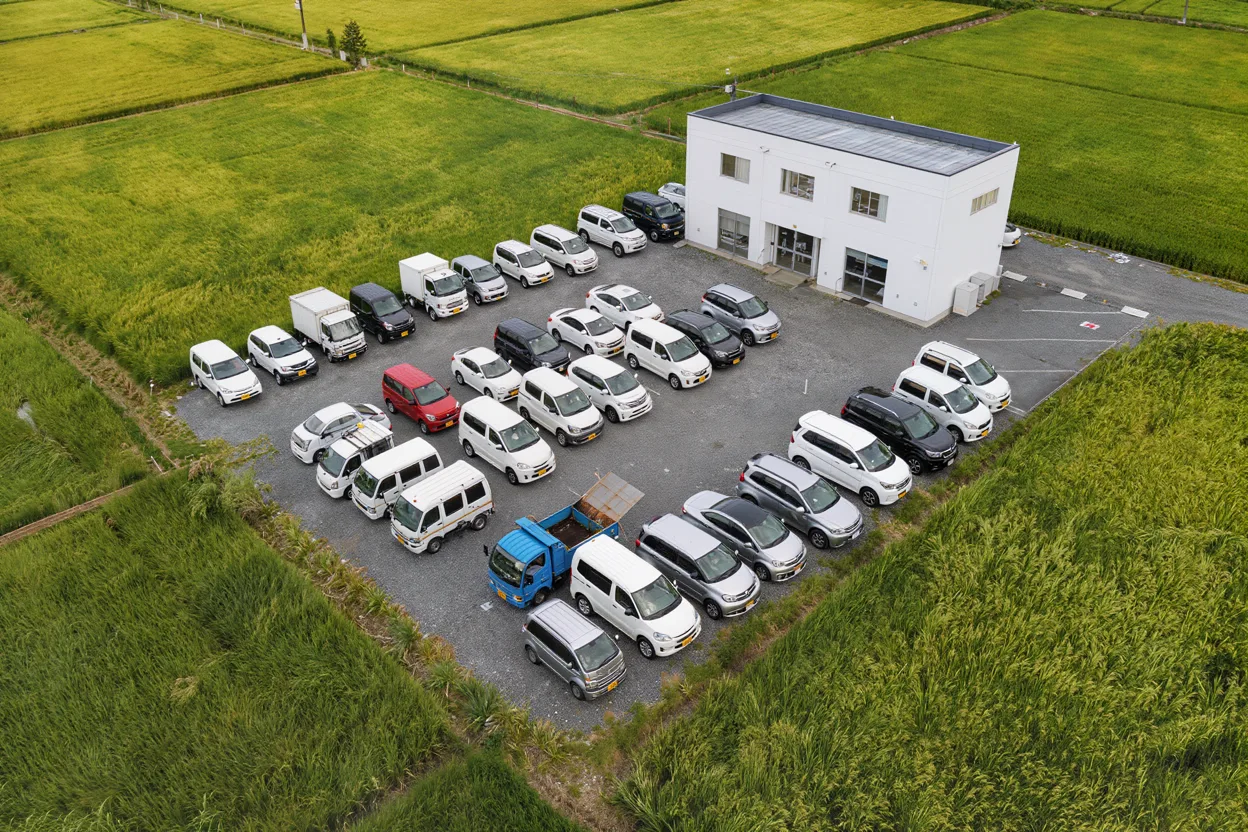 千葉県内の自社ヤード全景